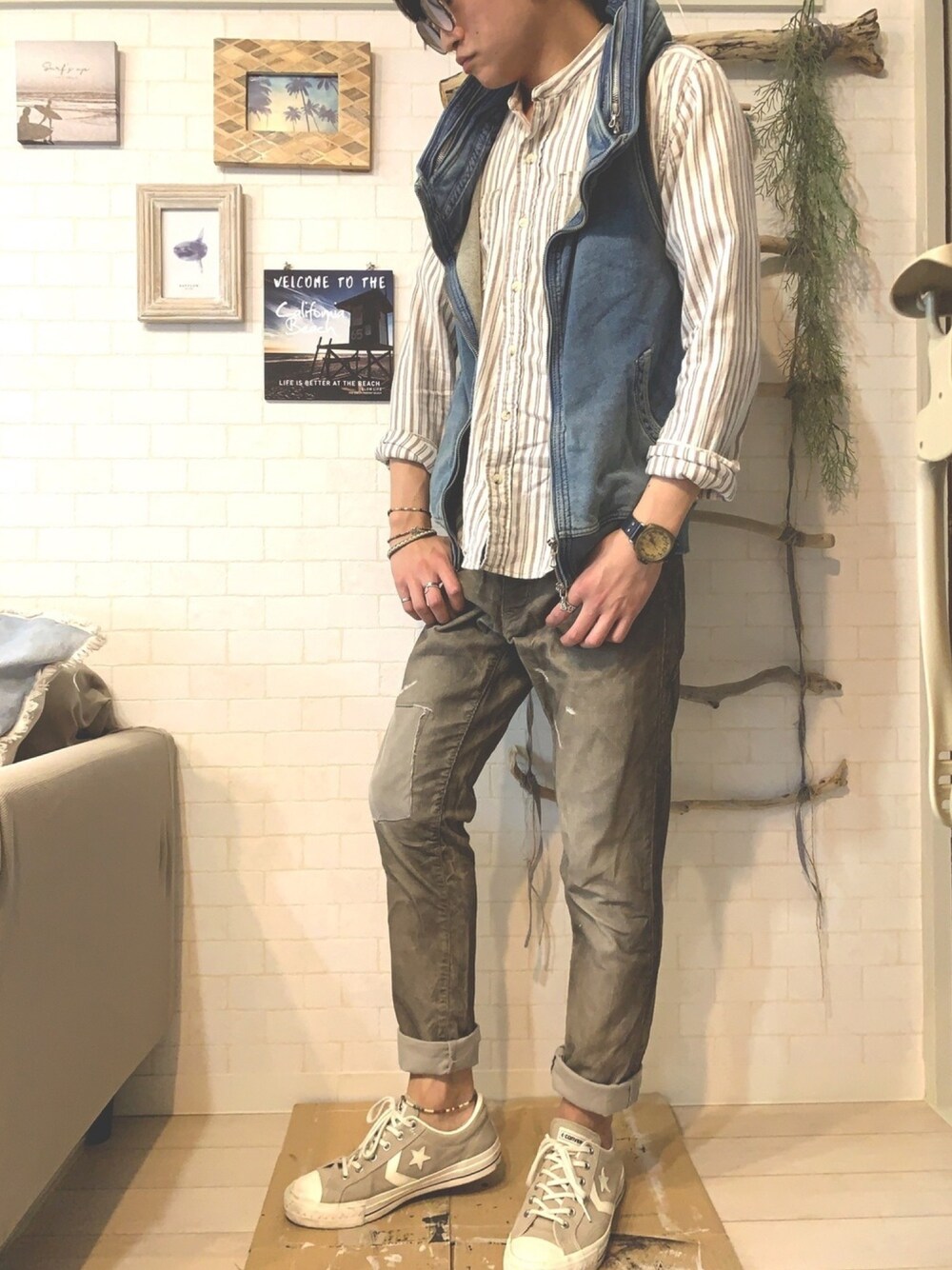 goaのベストを使ったメンズ人気ファッションコーディネート - WEAR