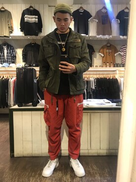 Hank x Wangさんのコーディネート