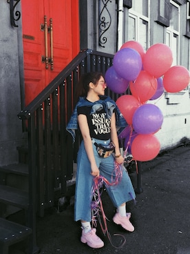 「fannypack」｜Pelageaa Spichenkoさん（レディース・160cm）の春コーディネート