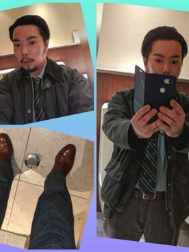 「ネクタイスタイル」｜トミ～～さん（メンズ・166cm）の冬コーディネート