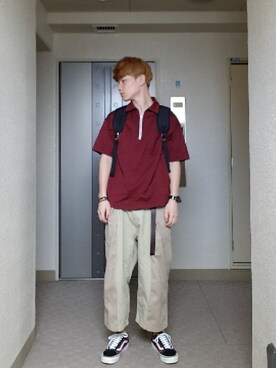 「A vontage（アボンタージュ）のアイテム」を使った、キヨ【相互フォロー】さん（メンズ・170cm）の夏コーディネート