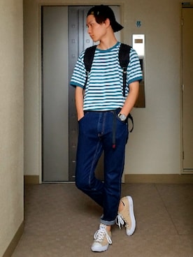 キヨ【相互フォロー】さん（メンズ・170cm）の夏コーディネート