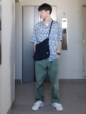 「MASTER&Co（マスターアンドコー）のアイテム（パンツ）」を使った、キヨ【相互フォロー】さん（メンズ・170cm）の秋コーディネート