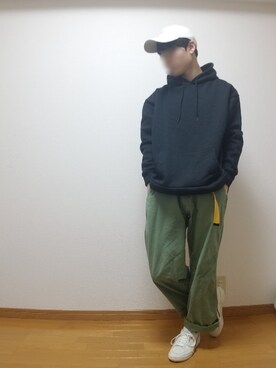 「MASTER&Co（マスターアンドコー）のアイテム（パンツ）」を使った、キヨ【相互フォロー】さん（メンズ・170cm）の秋コーディネート