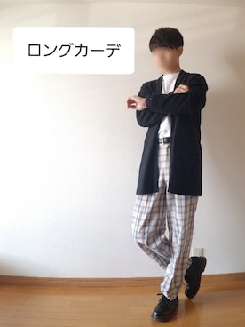 「ダニエルウェリントン」｜「アイテム（ブーツ）」を使った、キヨ【相互フォロー】さん（メンズ・170cm）の秋コーディネート