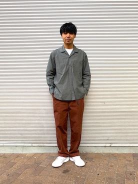 「Scye（サイ）のアイテム（シャツ/ブラウス）」を使った、kidaさん（メンズ・170cm）の春コーディネート