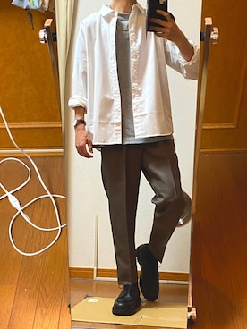 フラペチーノさん（メンズ・163cm）の秋コーディネート