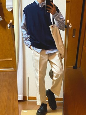 フラペチーノさん（メンズ・163cm）の秋コーディネート