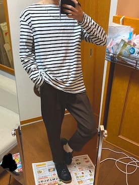「URBAN RESEARCH（アーバンリサーチ）のアイテム（スニーカー）」を使った、フラペチーノさん（メンズ・163cm）の春コーディネート