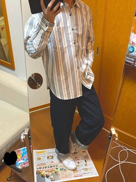 フラペチーノさん（メンズ・163cm）の春コーディネート