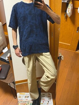 「URBAN RESEARCH（アーバンリサーチ）のアイテム（スニーカー）」を使った、フラペチーノさん（メンズ・163cm）の夏コーディネート