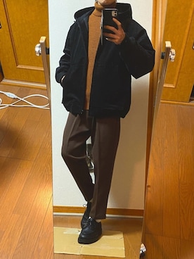 フラペチーノさん（メンズ・163cm）の秋コーディネート