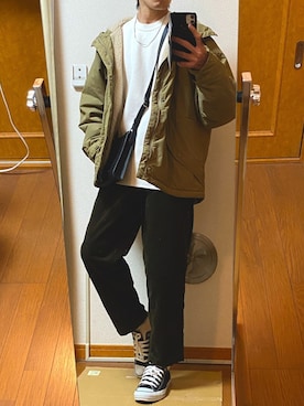 フラペチーノさん（メンズ・163cm）の冬コーディネート