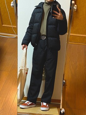 フラペチーノさん（メンズ・163cm）の冬コーディネート