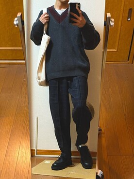 フラペチーノさん(メンズ・163cm)の冬コーディネート