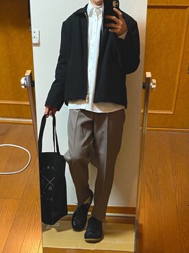 フラペチーノさん（メンズ・163cm）の冬コーディネート