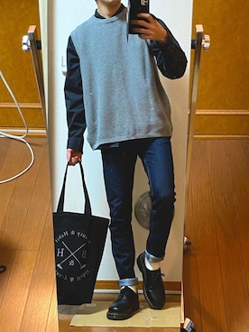 フラペチーノさん（メンズ・163cm）の冬コーディネート