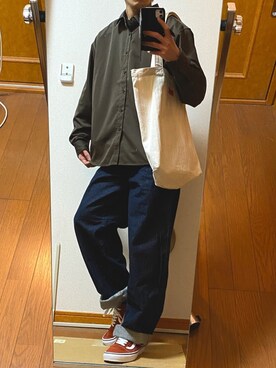 フラペチーノさん（メンズ・163cm）の冬コーディネート