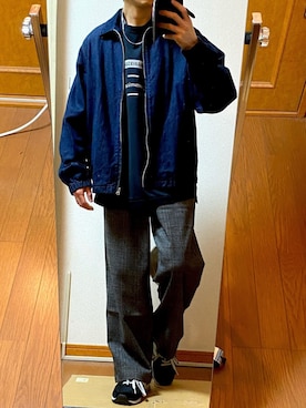 「RAGEBLUE（レイジブルー）のアイテム（デニムジャケット）」を使った、フラペチーノさん（メンズ・163cm）の春コーディネート