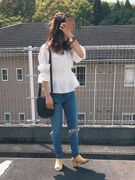 「Marc by Marc Jacobs（マークバイマークジェイコブス）のアイテム（ブレスレット）」を使った、AOIさん（レディース・157cm）の春コーディネート