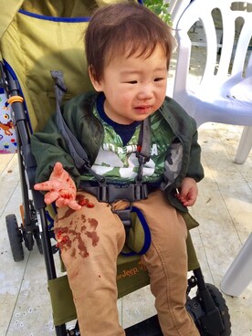 「ZARA KIDSのアイテム（ブルゾン）」を使った、なかむらみつよさん（レディース・155cm）の春コーディネート