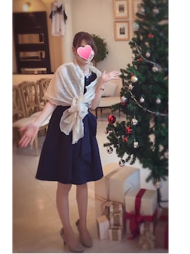「迎賓館」｜치에♡さん（レディース・159cm）の冬コーディネート