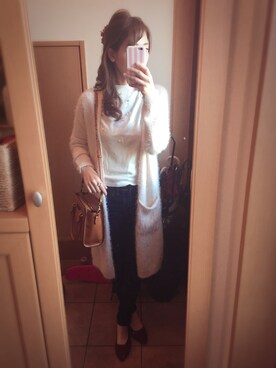 치에♡さん(レディース・159cm)の冬コーディネート