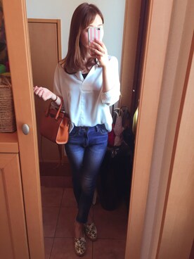 「アイテム（スリッポン、その他）」を使った、치에♡さん（レディース・159cm）の夏コーディネート