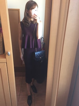 「chanel」｜「アイテム（その他シューズ）」を使った、치에♡さん（レディース・159cm）の秋コーディネート