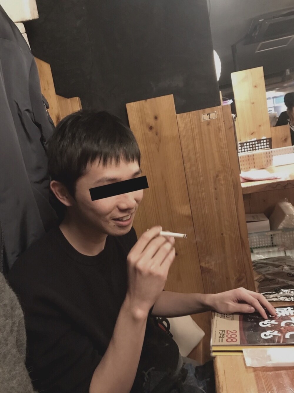 「最近、頭角を、露わに、してきた、素朴系、イケメン、しげるに強気、マジ卍、吉高屋」｜「ラッキーストライクのアイテム（ペン類、ホワイト系）」を使った、ユタジャズさん（キッズ・180cm）の冬コーディネートの1枚目の写真