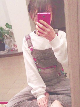 「あみこみヘア」｜アカネさん（レディース・158cm）の秋コーディネート