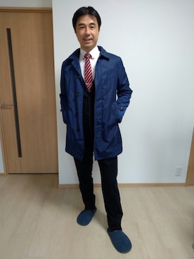 「秋のコーデ」｜「UNIQLO（ユニクロ）のアイテム（セットアップ）」を使った、ハルさん（メンズ・175cm）の秋コーディネート