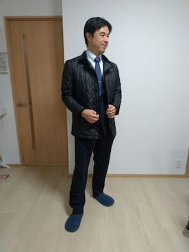 「ORIHICA（オリヒカ）のアイテム（ジャケット/アウター）」を使った、ハルさん（メンズ・175cm）の秋コーディネート