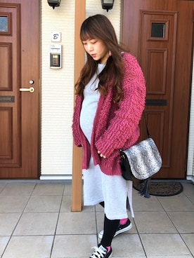 「アベイル」｜「アイテム（その他アウター）」を使った、Una✩さん（レディース・151cm）の春コーディネート
