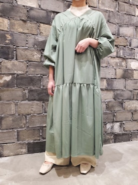 まつ子さん（レディース・157cm）の春コーディネート