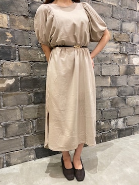 「rps（アールピーエス）のアイテム（パンプス）」を使った、まつ子さん（レディース・157cm）の春コーディネート
