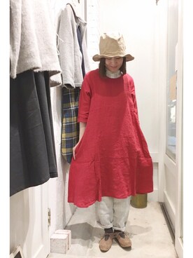 「Odds（オッズ）のアイテム」を使った、YARRA吉祥寺店さん（レディース・153cm）の冬コーディネート