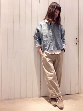 「YARRA（ヤラ）のアイテム」を使った、YARRA吉祥寺店さん（レディース・159cm）の冬コーディネート