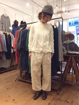 「YARRA（ヤラ）のアイテム」を使った、YARRA吉祥寺店さん（レディース・159cm）の冬コーディネート