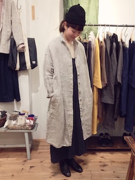 「YARRA（ヤラ）のアイテム（オールインワン・サロペット）」を使った、YARRA吉祥寺店さん（レディース・159cm）の冬コーディネート