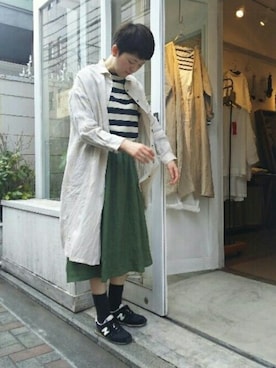 「YARRA（ヤラ）のアイテム」を使った、YARRA吉祥寺店さん（レディース・170cm）の冬コーディネート