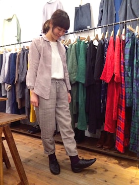 「YARRA（ヤラ）のアイテム」を使った、YARRA吉祥寺店さん（レディース・159cm）の冬コーディネート