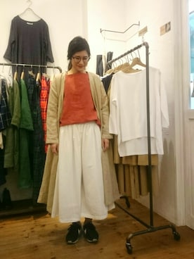 「YARRA（ヤラ）のアイテム」を使った、YARRA吉祥寺店さん（レディース・158cm）の春コーディネート