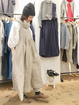 「YARRA（ヤラ）のアイテム」を使った、YARRA吉祥寺店さん（レディース・153cm）の春コーディネート