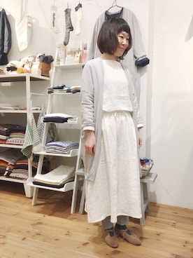 「YARRA（ヤラ）のアイテム」を使った、YARRA吉祥寺店さん（レディース・153cm）の春コーディネート
