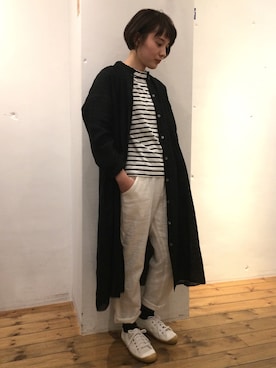 「YARRA（ヤラ）のアイテム」を使った、YARRA吉祥寺店さん（レディース・158cm）の春コーディネート