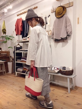 「YARRA（ヤラ）のアイテム」を使った、YARRA吉祥寺店さん（レディース・159cm）の春コーディネート