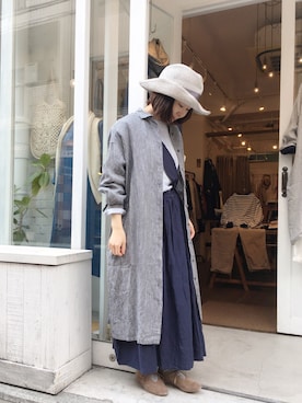 「YARRA（ヤラ）のアイテム」を使った、YARRA吉祥寺店さん（レディース・153cm）の春コーディネート
