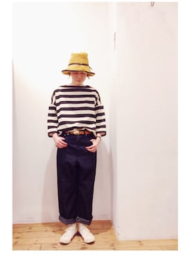 「YARRA（ヤラ）のアイテム」を使った、YARRA吉祥寺店さん（レディース・159cm）の春コーディネート