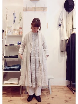 「YARRA（ヤラ）のアイテム」を使った、YARRA吉祥寺店さん（レディース・159cm）の春コーディネート